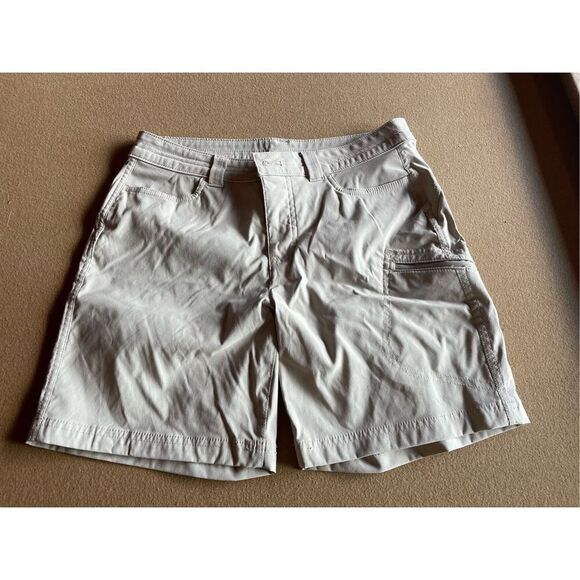 Eddie Bauer Khaki Shorts Womens Size 4 - Picture 1 of 3
